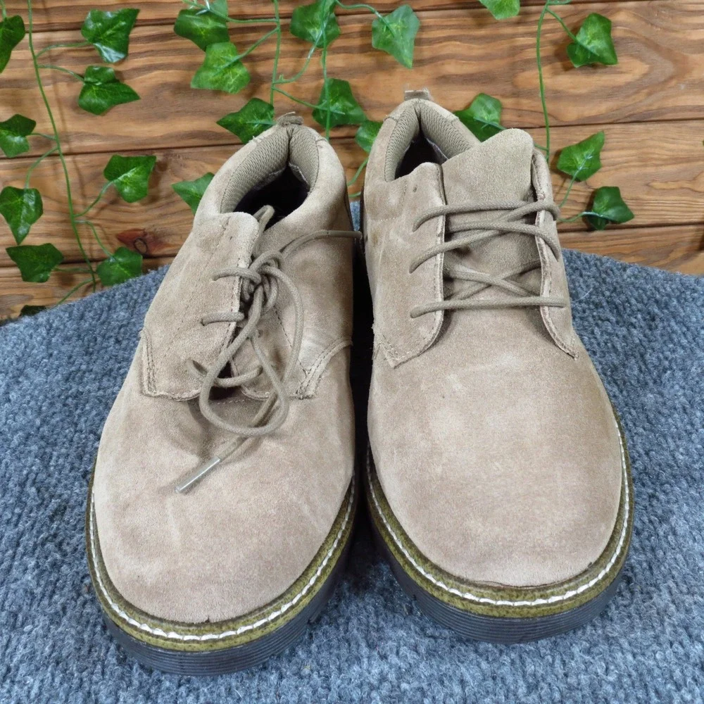 Dr. Scholl's Resolute Men Casual‎ Oxford Shoe Size 7 Comfort Tan Suede